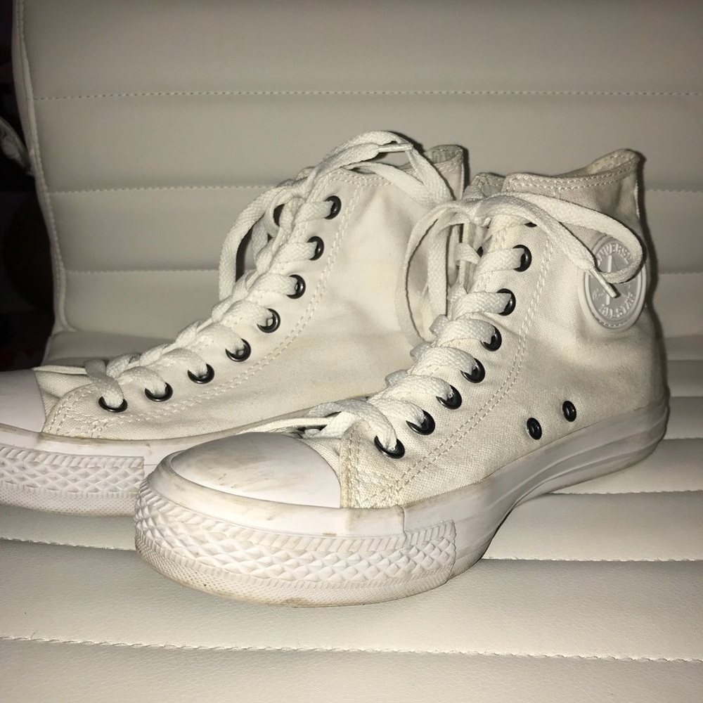 All White Converse